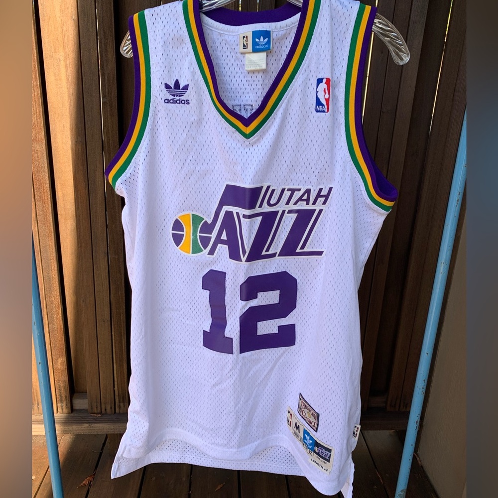 Adidas NBA Harwood Classics Utah Jazz John Stockton 12 Jersey